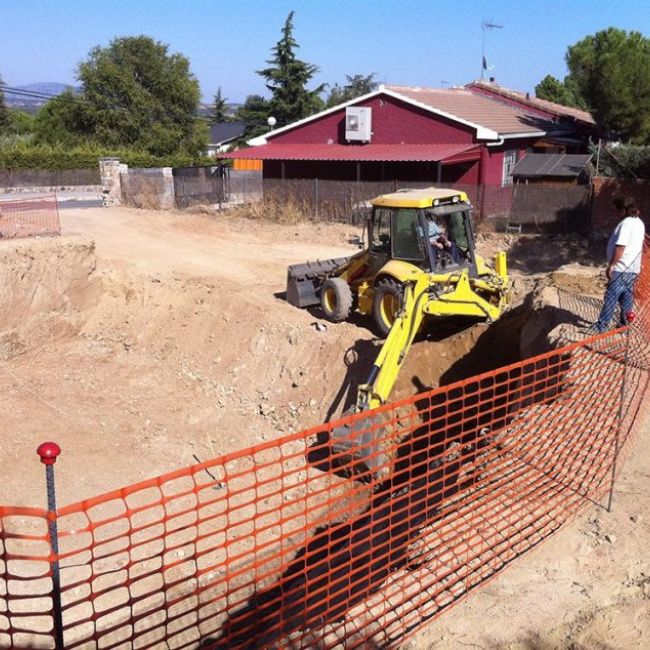 Excavación de zanjas en Madrid