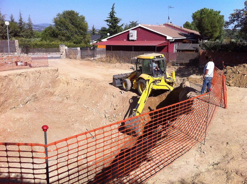 Excavación de zanjas en Madrid