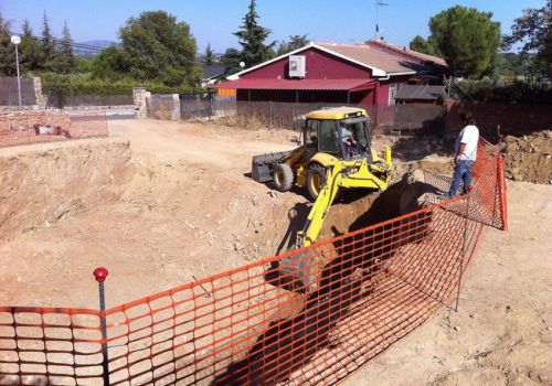 Excavación de zanjas en Madrid