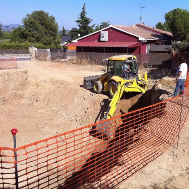 Excavación de zanjas en Madrid