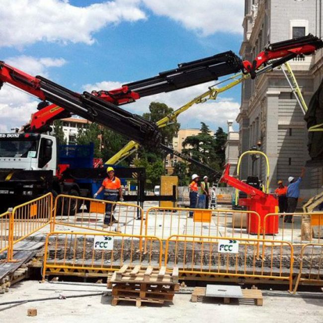 Empresa de grúas, transportes y excavaciones en Madrid